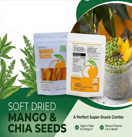 Healthy Snacks: Soft Dried Mango & Super Seeds  for Weekly Meal Planning